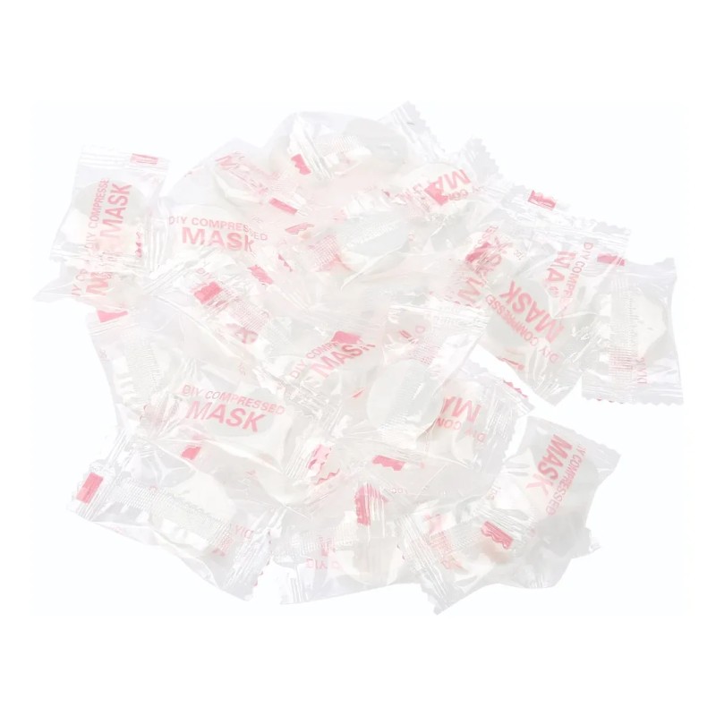 Mascarilla Comprimida, Bolsa De 500 Piezas, Desechable, Faci