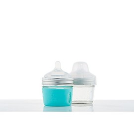 4 oz. Mason Bottle DIY Kit: BPA-Free Glass Baby Bottles You can DIY Using Mason Jars from Home, Made in The USA.