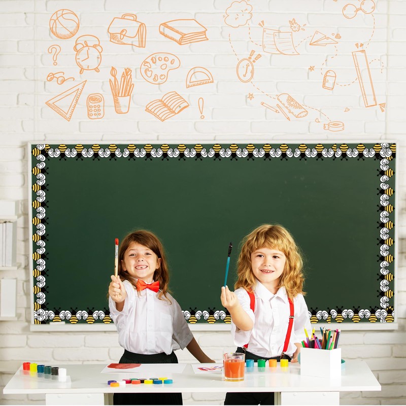 JarThenaAMCS 60 Pcs 70 Ft Back to School Bulletin Board