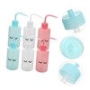 WOONEKY 6Pcs Squeeze Wash Bottle Eyelash Wash Bottle for Tattooing