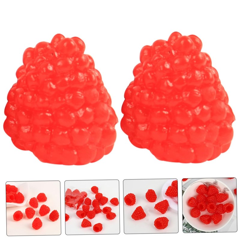 Vaguelly 16pcs Simulation Fruit Model Decorations Fruits Decorate Fruitful Plastic
