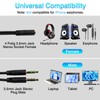 Enhanced Headphone Splitter for PC – 3.5mm Female to Dual