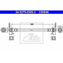ATE 24.5279-0305.3 Brake Hoses and Accessories