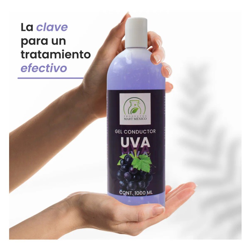 Gel Conductor De Uva Facial & Corporal Para Aparatología 1