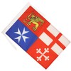 AZ FLAG Italy 4 maritime republics Flag 18'' x 12''