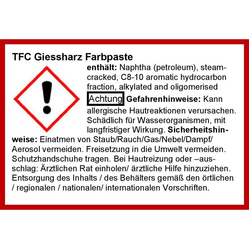 TFC Cast Resin Colour Paste RAL7016 Anthracite Grey – Size: