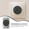 30A RV Outlet 125V 2P Industrial Grade Flush Mount Receptacle