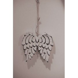 Hanging Wooden Angel Wings