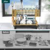 B-Land Dish Drying Rack, 2 Tier Dish Racks for Kitchen