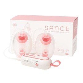 SANCE Extractor de Leche Electrico Manos Libres Doble - Saca Leche Portatil e Inalambrico - Gran Capacidad de Succión