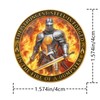 Knight & Phoenix Double-Sided Challenge Coin, Zinc Alloy, 1.574", Sculpted