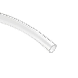 sourcing map Pneumatic Air Tubing, 10mm OD x 6.5mm ID 10 Meters 32ft PU Polyurethane Air Compressor Tube Hose Pipe Clear