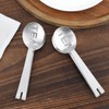 Cozioz 2-Pack Stainless Steel Tea Bag Squeezer & Tea Spoon