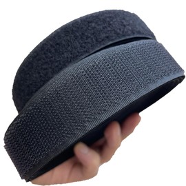 Hook and Loop Sewing Fasteners Non Adhesive Interlocking Tape Holding for Fabrics Leather Clothes Crafting Replace Broke Zipper and Snaps (1 inch)