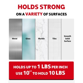 HitLights Double Sided Tape Heavy Duty, 1/2 in x 50 ft, Adhesive Mounting Tape Waterproof, Strong Double Stick Foam Tape for Walls Poster Automotive Outdoor Home (Pack of 1)