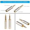 PASOW 3.5mm Male to 2.5mm Female/2.5mm Male to 3.5mm Female