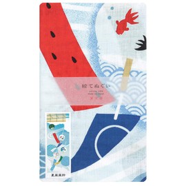 Hamamonyo Picture Tenugui Summer Wind Chime
