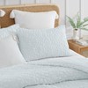 Peri Home Microfiber 3-Piece Comforter and Sham Set, King, White