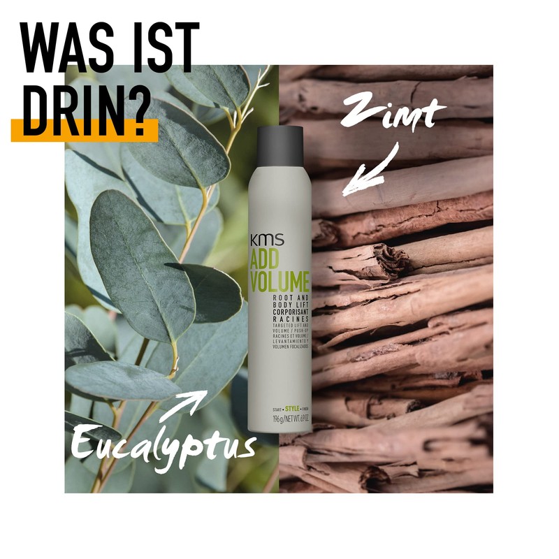 KMS ADDVOLUME Root and Body Lift for Fine, Tired Hair,