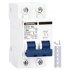 DIHOOL Miniature Circuit Breaker MCB, 2 Pole, 16Amp,230VAC,Type C
