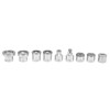 9pcs Microdermabrasion Replacement Tips Metal Multi Size Professional Facial Dermabrasion