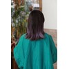 Priscilla IX-01-BK-CTDV Inner Extension, Heat Resistant Black x Dark Violet