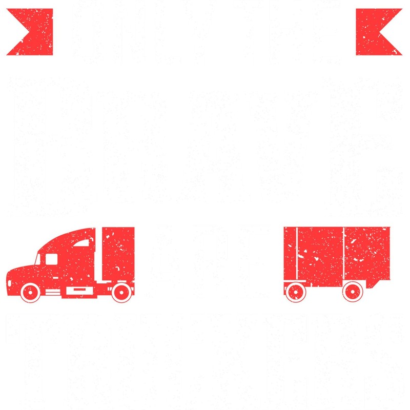 CafePress Only The Brave are Truckers Truck D Bumper Sticker