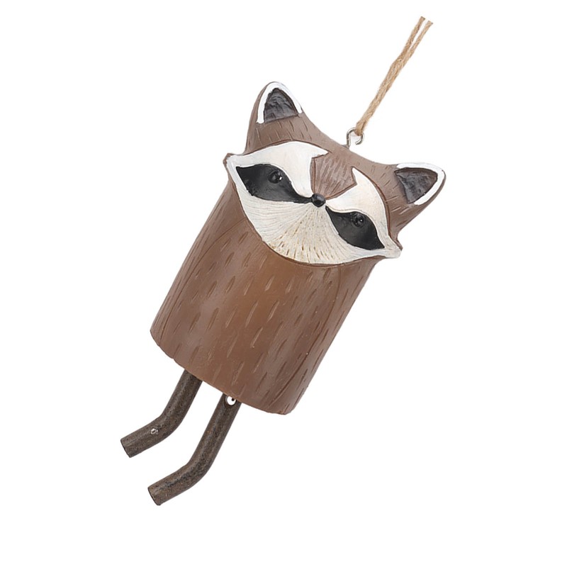 Rustic Hanging Animal Wind Chimes Resin Hand Made Natural Garden