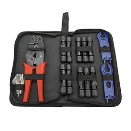 Solar Crimping Tool Set for 2.5/4/6 mm² Solar Panel Socket Coupling Connector Photovoltaic Cable Crimping Tool