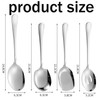 BAIYSFFG Serving Spoons Large,4 Pcs Stainless Steel Buffet Serving Spoon