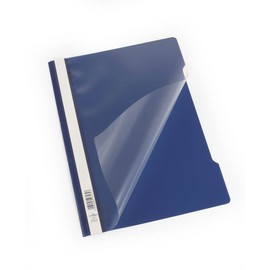 Durable 252307 Clear View Folder-Report File A4 PP, Dark Blue - Pack of 25