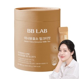 NutriOne [비비랩] 차주영 Pick 이너뷰 효소 밀크티맛 1박스(50포) [BBLab] Cha Joo-young Pick Inner View Enzyme Milk Tea Flavor 1 Box (50 Packs)