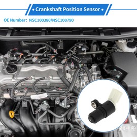 VekAuto 1 Pc Crankshaft Position Sensor for LAND ROVER Discovery II 2.5 Td5 4x4 98-04 Sturdy Metal Plastic Black White Engine Crank CKP Sensor