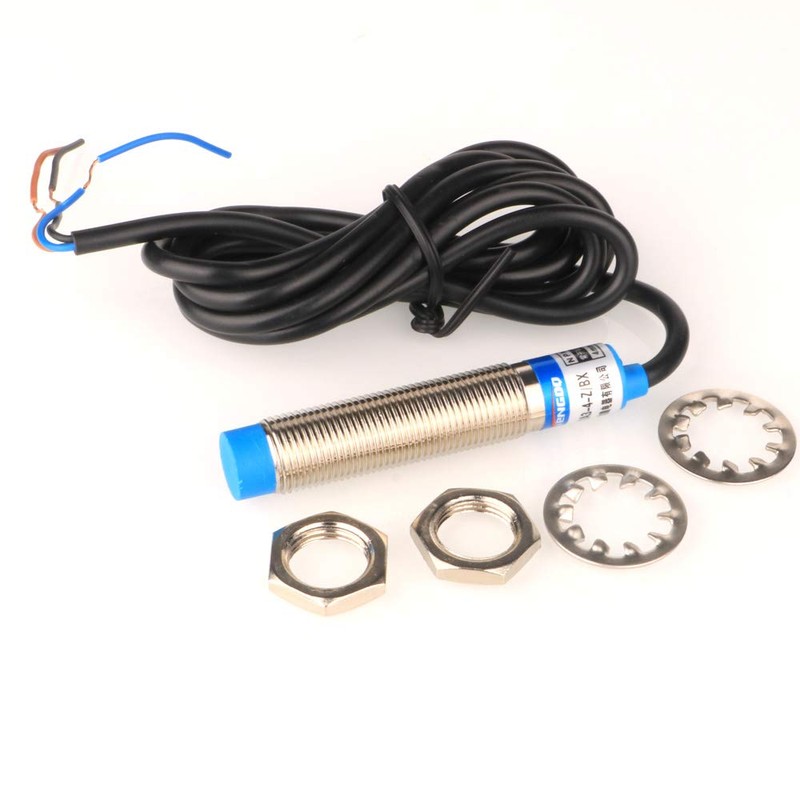 Gebildet 2pcs Metal Inductive Proximity Sensor Detection Switch, LJ12A3-4-Z/BX Detector