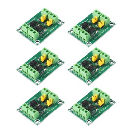 Diitao 6PCS PC817 2 Channel Voltage Converter Module Optocoupler Isolation Driving Module 3.6-30V Driver Photoelectric Isolated Module for Triode, MOS Tube, Low Power Relay Module (6PCS 2Channel)