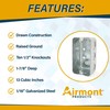 (Pack of 8) Outlet Box Kit, 2x4'' Utility Electrical Box,