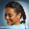 Teenitor Silver Bobby Pins for Gray Hair, Silver Hair Pins,