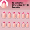 120 Piezas Uñas Postizas, Uñas Postizas Cortas, Uñas Press On