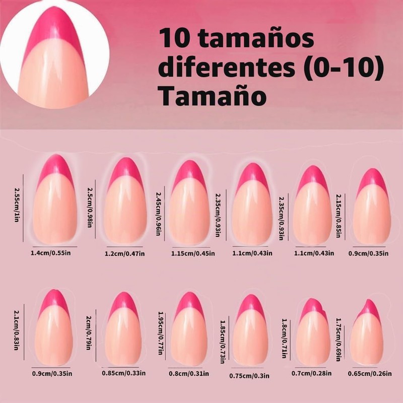 120 Piezas Uñas Postizas, Uñas Postizas Cortas, Uñas Press On