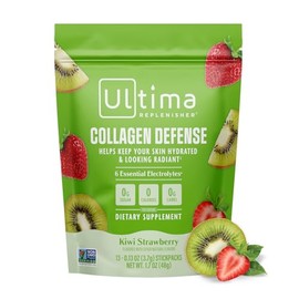 Ultima Replenisher Suplemento Colágeno Electrolitos Polvo Kiwi Fresa Sobres Hidratación Dermaval Biotina Que Mantienen Piel Hidratada