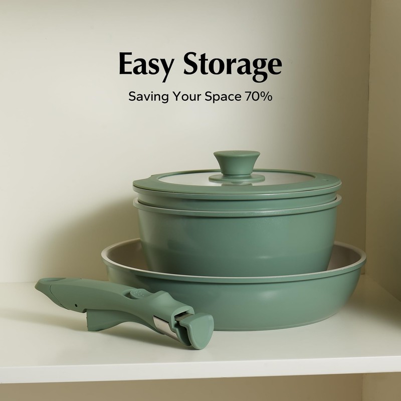 Redchef Removable Handle - Detachable Handles Replacement, Universal Cookware Handle,