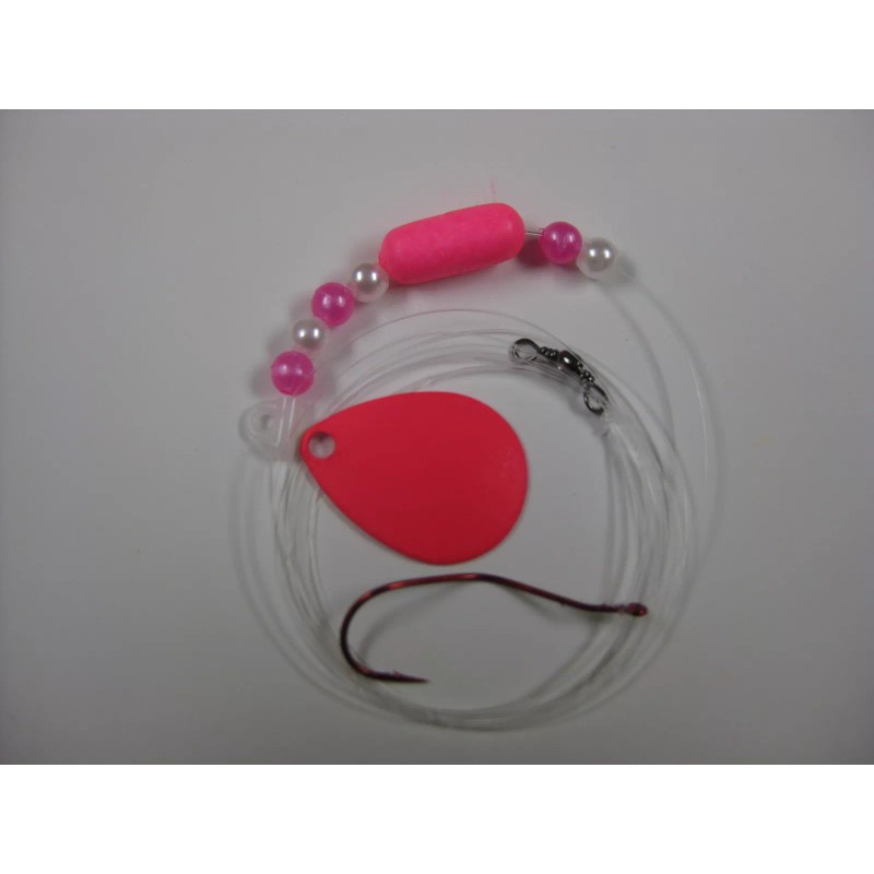 Unbranded Walleye Red Slow Death Hook Float Floating Spinner Blades