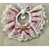 Collar Rosa Para Gatos Y Perros, Babero De Encaje Y