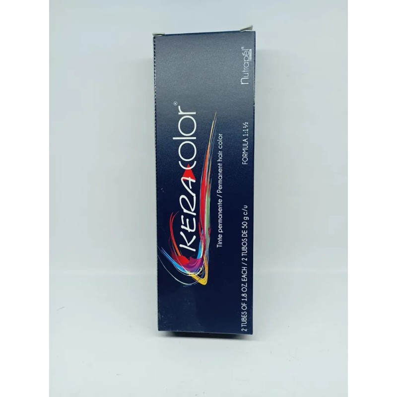 Tintes Keracolor Gama Cenizos Nutrapel 2 Tubos 50 Gr C/u