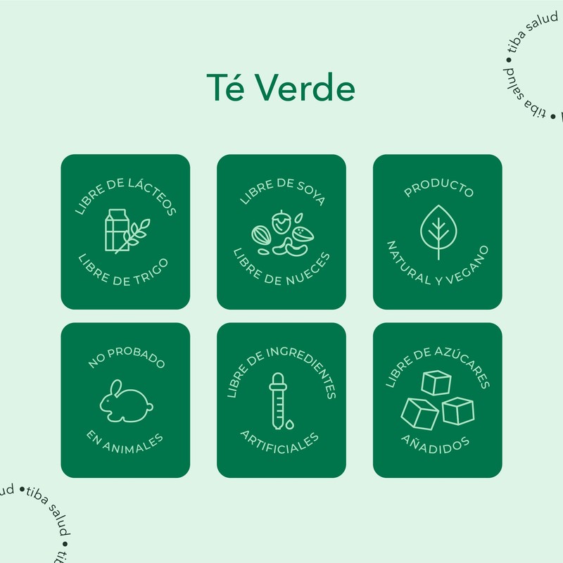 TIBA SALUD - Té Verde: Complemento alimenticio básico, la fuente