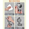 Risingvent Shower Hook, Shower Holder, Strong Vacuum Suction Cup, No