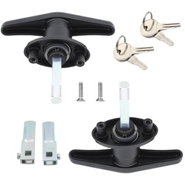YSMITH Truck Cap T Handle Lock Canopy Camper Shell Latch Fit for Bauer Leer and Century Truck Caps, 2 Pack