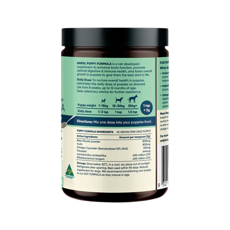 Anipal Immunity, Digestion & Development Puppy Formula Powder Meal Topper