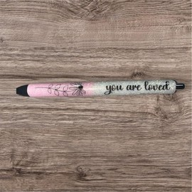 Beautiful Inspirational Pen Set - Colorful Pens with "You Are Enough" Quote, Ideal for Self-Reflection and Positivity