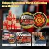 Thin Red Line Fire Department Challenge Coin Gift Firefighters Fireman